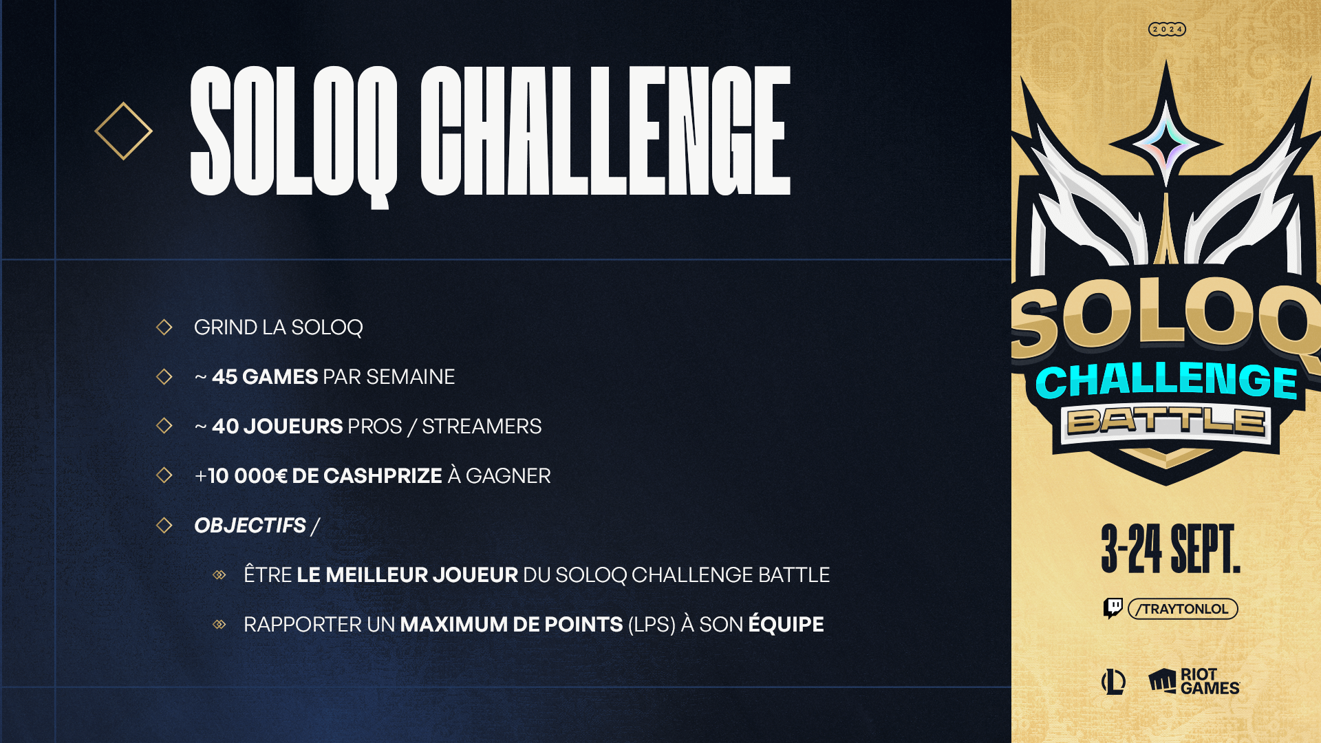 Règles du Solo Q challenge